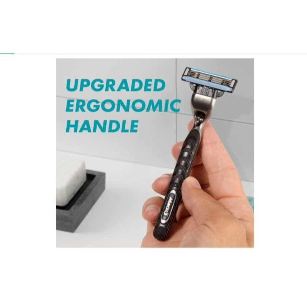 Gillette Mach3 Razor for Men, 1 Razor Handle + 2 Blade Refills - Picture 7 of 10